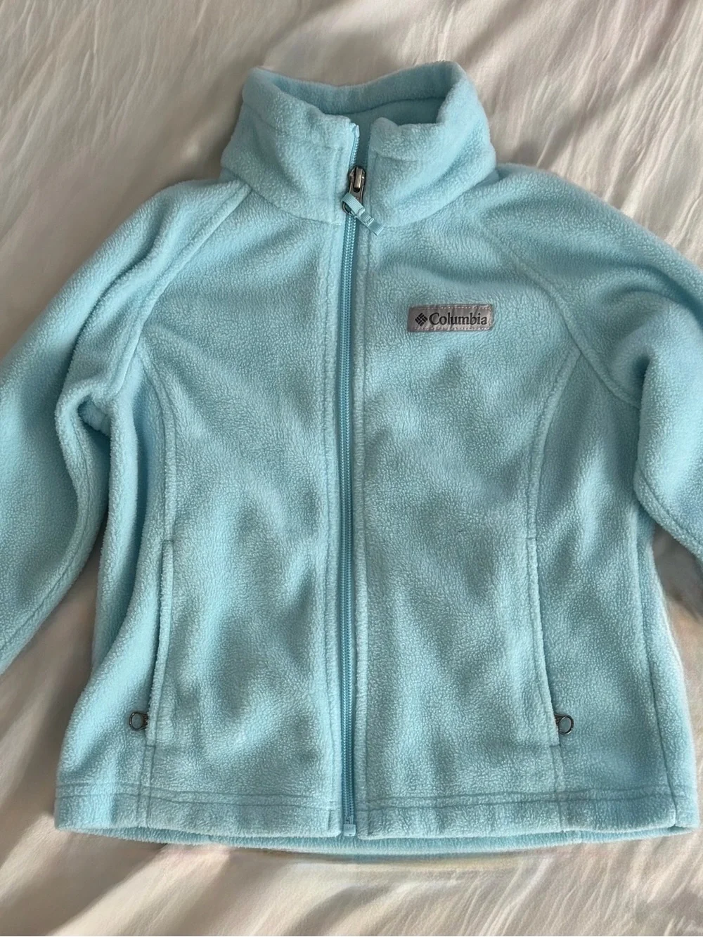 Columbia Kids Light Blue Full-Zip Fleece Jacket